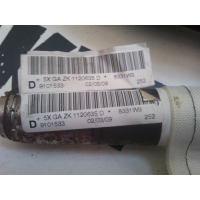 9650247780 AIRBAG CURTAIN RIGHT PEUGEOT 207 2006 - 2009 2 CONNECTORS,2009 - 2012