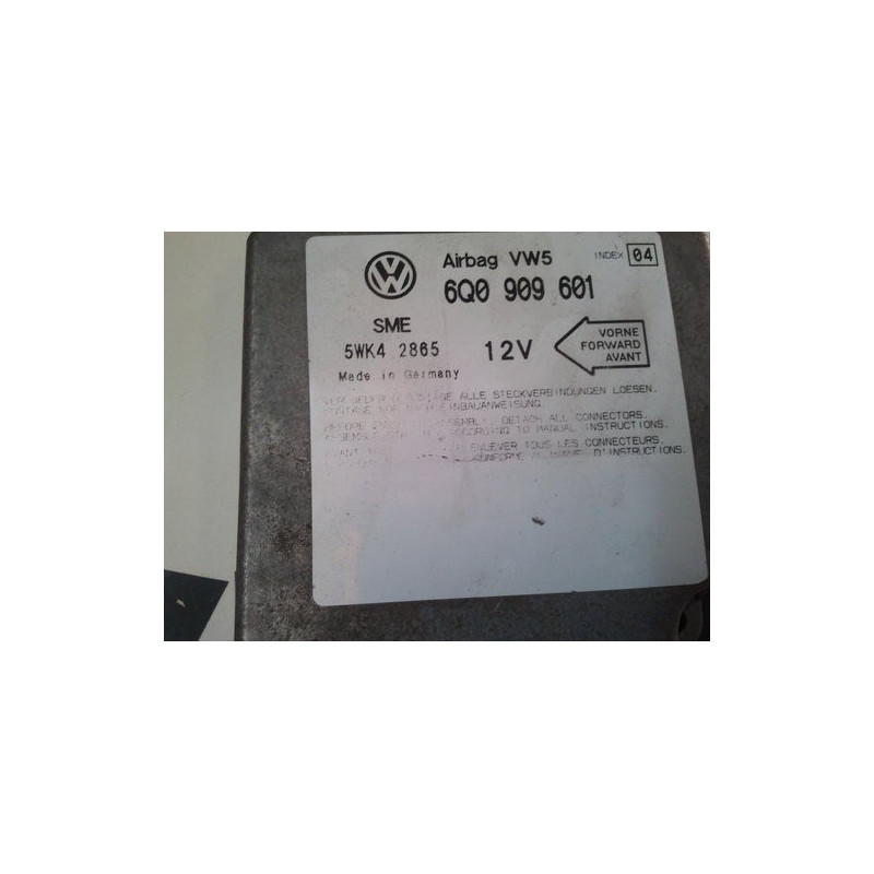 6Q0909601 ECU VOLKSWAGEN POLO POLO IV (9N AND 9N3)2001 - 2005 AND 2005 - 2009