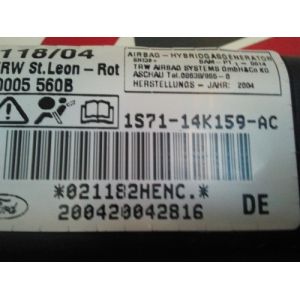 1S7114K159AC AIRBAG CORTINA IZQUIERDO / IZQUIERDA FORD MONDEO MK3 2000-2001-2002-2003-2004-2005-2006-2007-2008