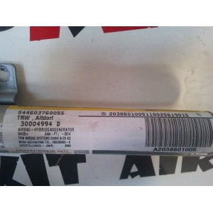 A2038601005 AIRBAG CURTAIN RIGHT MERCEDES-BENZ a-CLASS C 2nd GENER. W 203 2000 - 2008