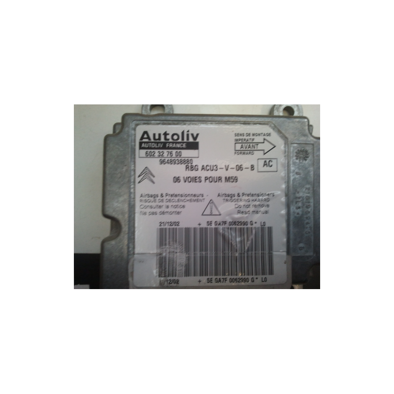 9648938880 ECU CITROEN BERLINGO (G) 2003 - 2008