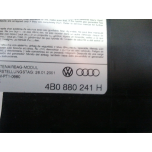 4B0880241H AIRBAG ASIENTO IZQUIERDO AUDI A6 C5 (4B2 4B5)(01.1997 - 01.2005) 1997 - 1998-1999-2000-2001-2002-2003-2004, VOLKS...