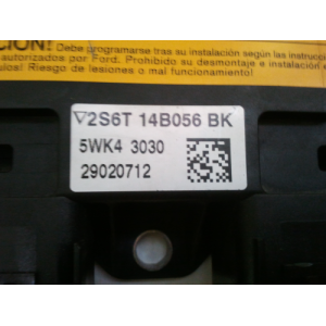 2S6T14B056BK CENTRALITA FORD FIESTA 5ª GENER. 2002-2003-2004-2005