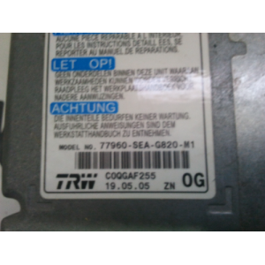 77960SEAG820M1 ECU HONDA ACCORD 7th 2003 - 2008