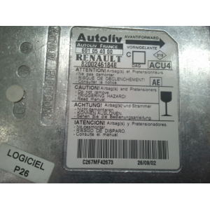 601054000 ECU RENAULT MEGANE 2 2002 - 2008