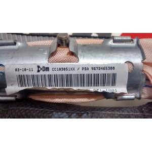 9677506980 AIRBAG CORTINA IZQUIERDO CITROEN C3 2ª GEN. 2009-2010-2011-2012-2013-2014-2015-2016, DS3 /DS3 Cabrio 2009-2010-...
