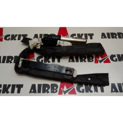 9655837880 AIRBAG CURTAIN RIGHT PEUGEOT 1007 2005 - 2010