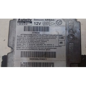 550903400 ECU FIAT FOLDINGS of the 1st GEN RESTYLING. 2005 - 2010 (A. SALP. WITH LID)