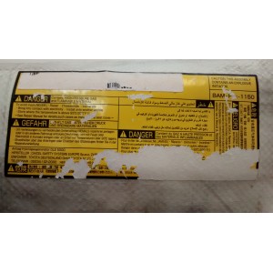 AJ1Q39707VL5 AIRBAG ASIENTO IZQUIERDO TOYOTA AURIS E15 2007-2008-2009-2010-2011-2012