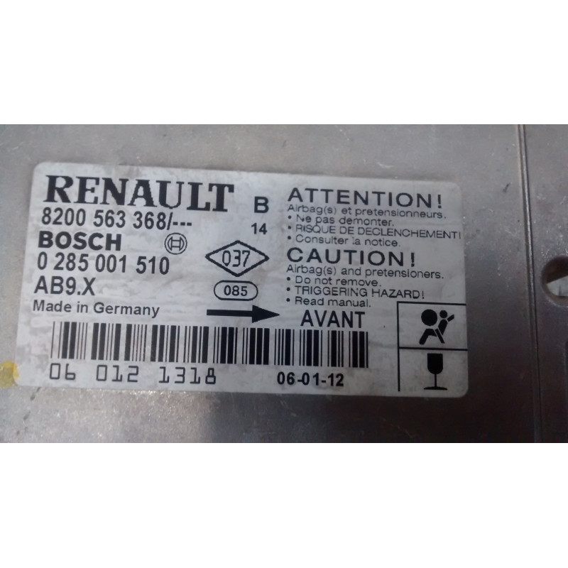 8200563368 CENTRALITA RENAULT CLIO 3: 2005-2006-2007-2008-2009-2010-2011-2012