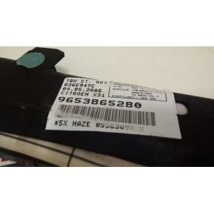 9653865280 AIRBAG CURTAIN RIGHT CITROEN C5 1st GENER. (RC/RE) 2004 - 2008
