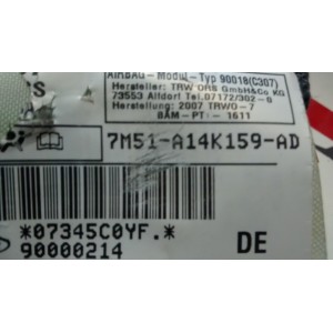 1498656 AIRBAG CURTAIN LEFT FORD FOCUS 2nd GENER. 2008 - 2011 (RESTY)