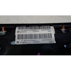 96546688ZD AIRBAG SEAT RIGHT CITROEN,PEUGEOT, 207,DS3 /DS3 Cabrio 2006 - 2009 2 CONNECTORS,2009 - 2012,2009 - 2013