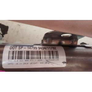 821601 AIRBAG CORTINA IZQUIERDO CITROEN C4 2ª GENER. B7  2010-2011-2012-2013-2014-2015-2016-2017-2018, DS4 NX 2010-2011-20...