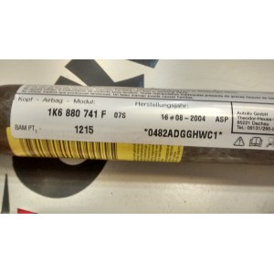 1K6880741T AIRBAG CURTAIN LEFT-VOLKSWAGEN GOLF V 2004-2008
