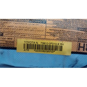 739100F0F010X AIRBAG SEAT RIGHT TOYOTA VERSO 2009 - 2013