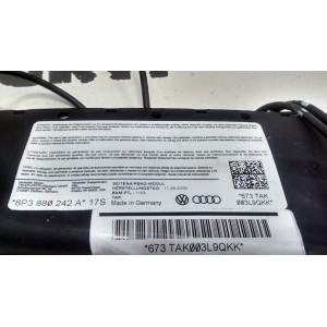 8P3880242A AIRBAG ASIENTO DERECHA AUDI A3 2ª GENER. 8P1,8PA,8P7 2003-2004-2005-2006-2007-2008-2009-2010-2011-2012