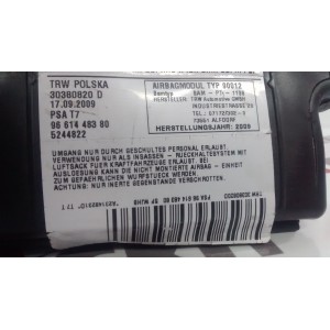 8216SG AIRBAG LEFT-HAND SEAT, PEUGEOT 308 2007 - 2014
