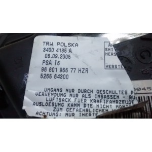 8216LQ AIRBAG SEAT RIGHT PEUGEOT 307 S1 2001 - 2005