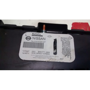 985H1JD00A AIRBAG ASIENTO IZQUIERDO NISSAN QASHQAI 2007-2008-2009-2010-2011-2012-2013-2014 (J10)