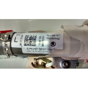 5L6880741 AIRBAG CORTINA IZQUIERDO SKODA YETI 2009 -  2013
