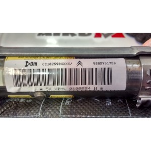 9682751780 AIRBAG CORTINA IZQUIERDO CITROEN C5 2ª GENER. (RD/RW) 2008-2009-2010, 2ª GENER. (RD/RW) 2010-2011-2012-2013-2014-2...
