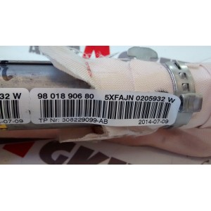 9801890680 AIRBAG CURTAIN RIGHT CITROEN C4,DS4 2nd GENER. 2010 - 2015,2014 - 2018