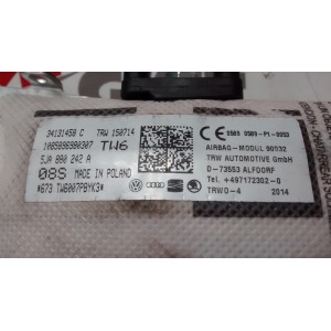 5JA880242B AIRBAG ASIENTO DERECHA SEAT TOLEDO 2012-2013-2014-2015-2016 (KG), SKODA RAPID / SPACEBACK 2012-2013-2014-2015-2...