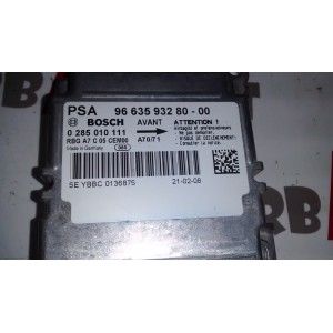 9663593280 ECU PEUGEOT 207 2006 - 2009 2 CONNECTORS