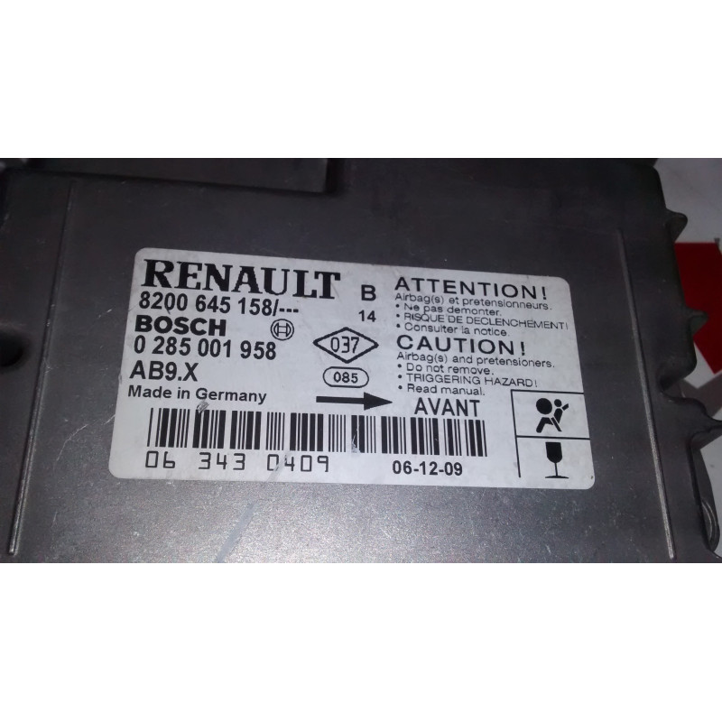 8200645158 ECU RENAULT CLIO 3: 2005 - 2012