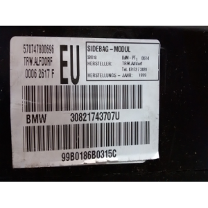 72127037229 AIRBAG DOOR LEFT BMW 3 SERIES E 46 1998 - 2005