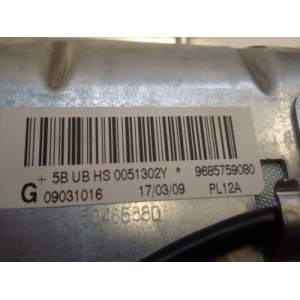 9685759080 AIRBAG SALPICADERO PEUGEOT 207 2009-2010-2011-2012