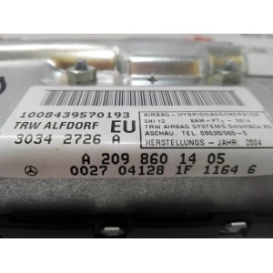 2098601405 AIRBAG DE PUERTA DERECHO MERCEDES-BENZ CLASE CLK 2ª GENER. CLK C209 2002-2003-2004-2005-2006-2007-2008-2009-2010
