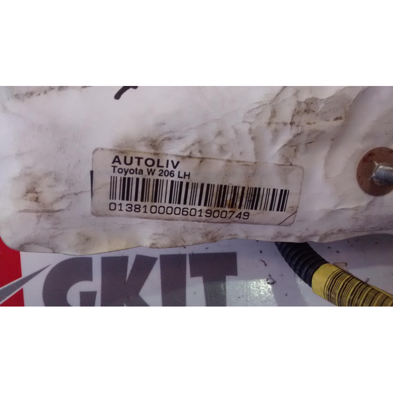 MISSING LABEL AIRBAG LEFT-hand SEAT TOYOTA COROLLA 9th GENER. 120 SERIES 2000 -2006