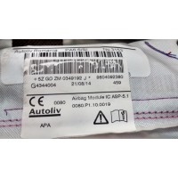 9804092280 AIRBAG CURTAIN RIGHT PEUGEOT 208,2008 2012 - 2016,2013 -