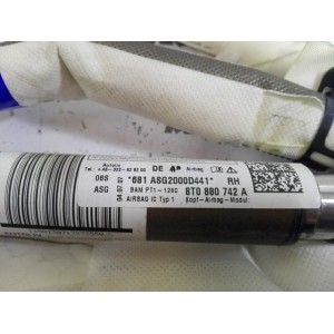 8T0880742A AIRBAG CORTINA DERECHO / DERECHA AUDI A5 COUPE (8T3) (06.2007 - 01.2017) 2007-2008-2009-2010-2011-2012