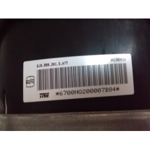 6J0880201 AIRBAG VOLANTE - AIRBAG DELANTERO IZQUIERDO SEAT IBIZA 6J 2008-2009-2010-2011-2012, MII 2011-2012-2013-2014-2015