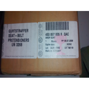 4E0857805B PRETENSOR TRASERO IZQUIERDO AUDI A8 2005-2006-2007-2008-2009-2010