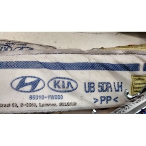 850101W000 AIRBAG CURTAIN LEFT-KIA RIO 3rd GENERATION 2012 - 2016