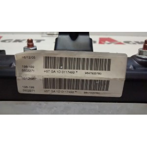 8216CQ AIRBAG CURTAIN LEFT REAR PEUGEOT 407 2004 - 2012