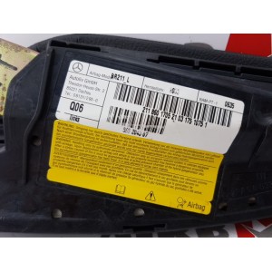 21186016059B55 NEGRO CUERO AIRBAG ASIENTO DERECHA MERCEDES-BENZ CLASE CLS W219 2004-2005-2006-2007-2008, CLASE E 2ª GENER....