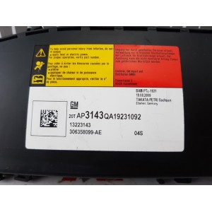 22934580 AIRBAG ASIENTO DERECHA OPEL INSIGNIA 2009-2010-2011-2012-2013-2014-2015-2016