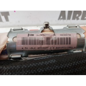 9803005880 AIRBAG CORTINA DERECHO CITROEN C5 2ª GENER. (RD/RW) 2008-2009-2010, 2ª GENER. (RD/RW) 2010-2011-2012-2013-2014-201...