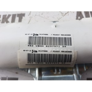 9801663080 AIRBAG CURTAIN LEFT PEUGEOT 3008 2009 - 2016
