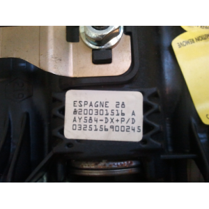 8200301516A Gris con mandos AIRBAG VOLANTE - AIRBAG DELANTERO IZQUIERDO RENAULT MEGANE 2 2002-2003-2004-2005-2006-2007- 20...