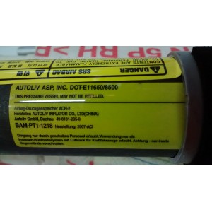 850201D000 AIRBAG CURTAIN RIGHT KIA CARENS 3rd GENERATION: 2006 - 2013