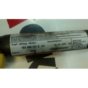 1K6880741AA AIRBAG CORTINA IZQUIERDO VOLKSWAGEN GOLF V 2004-2008