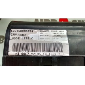 2088600305 AIRBAG SALPICADERO MERCEDES-BENZ CLASE CLK 1ª GENER. CLK C208  1996-1997-1998-1999-2000-2001-2002