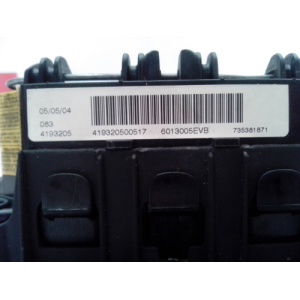 6013005EVB AIRBAG VOLANTE LANCIA YPSILON 2003-2004-2005-2006