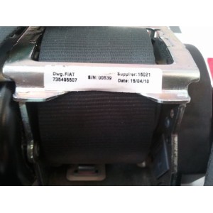 605236400 PRETENSOR IZQUIERDO - CINTURON DELANTERO IZQUIERDO FIAT GRANDE PUNTO 2005-2006-2007 (LOGO AZUL), 2007-2008-2009-...